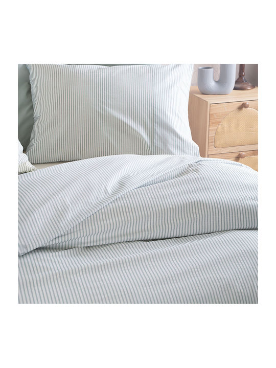 Rythmos Duvet Cover Set Cotton Single with Pillowcase 160x250 Motiv Veraman