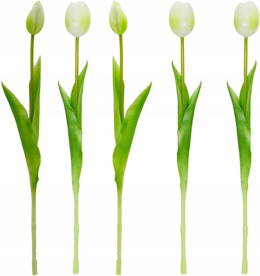 Blumenstrauß aus Tulpe Weiß 39cm Saska Garden