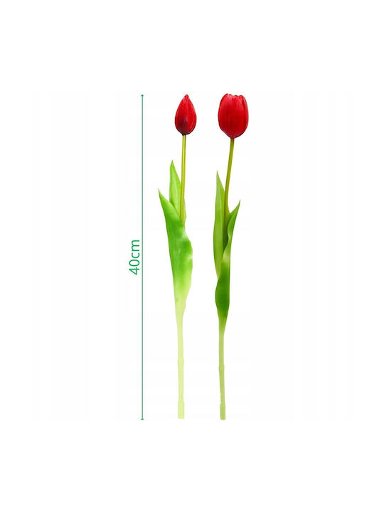 Bouquet Of Red Tulips 39cm Saska Garden