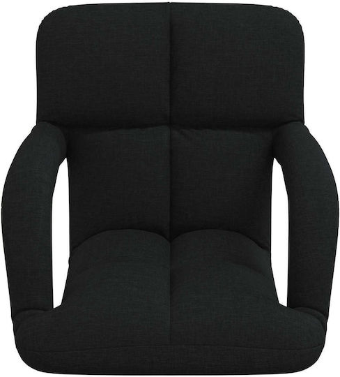 Vielseitiger Sitzsack Sessel Schwarz 58x62x58cm