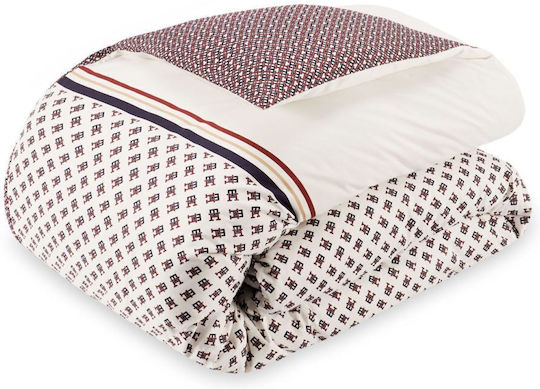 Tommy Hilfiger Großes Doppelbett 220x240 High Line Burgundy