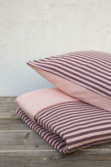 Nima Duvet Cover Set Cotton Single with Pillowcase 160x240 Suave Dark Pink
