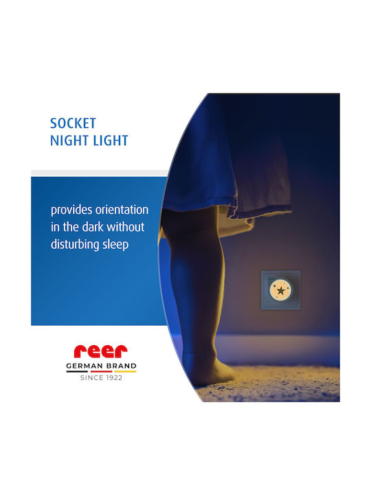Reer Night Light LED Power White Warm with Sensor