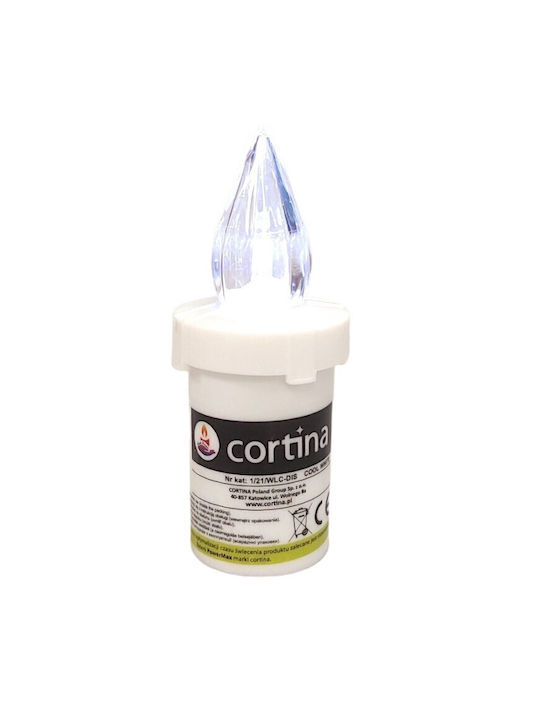 Cortina Διακοσμητικό Φωτιστικό LED Κερί 11x11εκ.