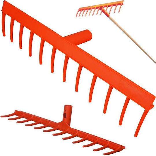 Saska Garden GSP-1075761 Lawn Rake with Pole