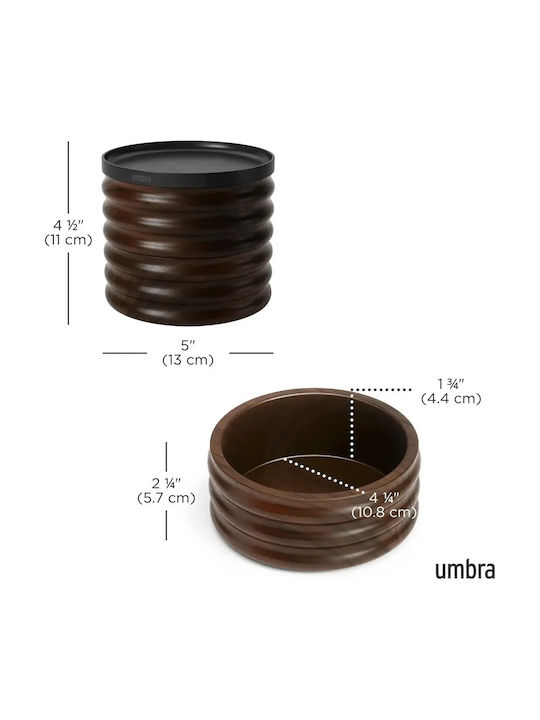 Umbra Set Schmuckkästchen Holz Braun