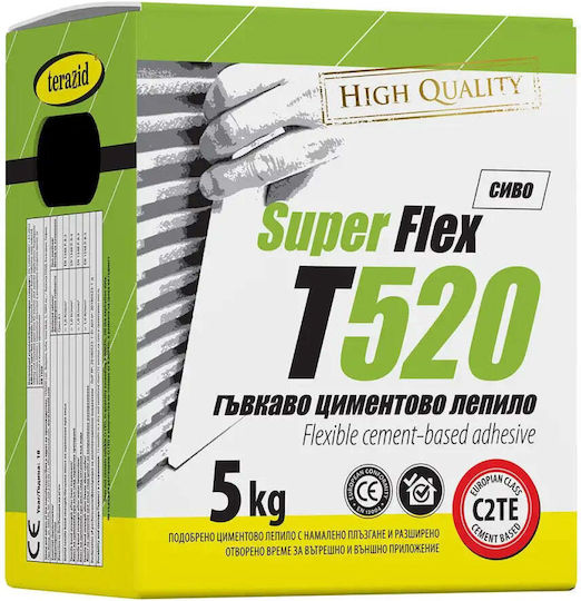 Cementkleber Super Flex T520 5kg Grau