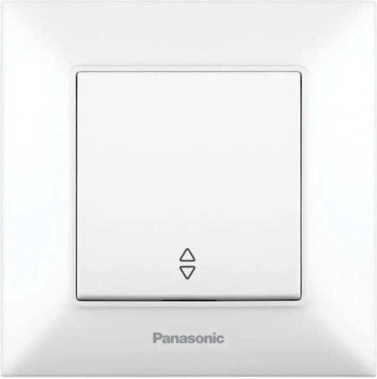 Panasonic Vertiefter Elektrischer Wandtaster Weiß