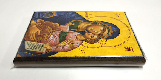 Holy Mary Christ Sweet Kissing Comfort Saint Icon Frame Category Paper Krn No 0 Dimension 10.0cm X 14.0cm Icon Wood Mdf S&k Byzantine Icons