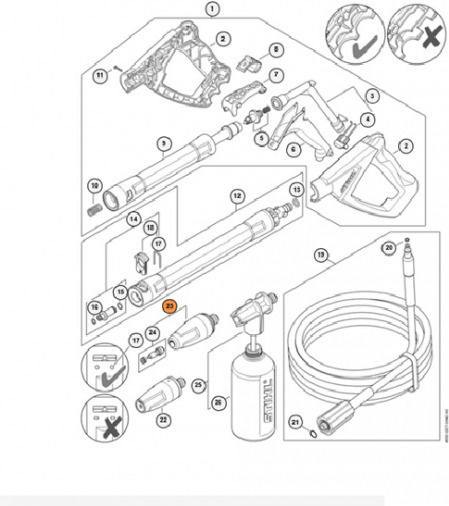 Stihl Accesoriu Pentru Unealtă AG49305300020