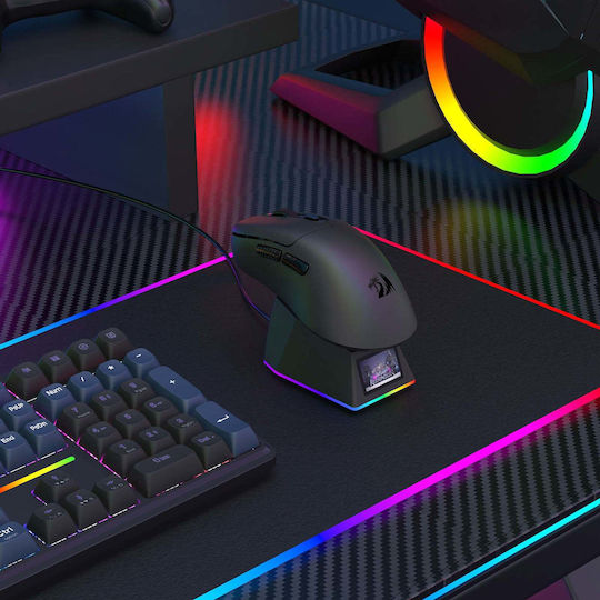 Redragon M998-ULTRA Kabelloses RGB Gaming Maus 30000 DPI Schwarzes