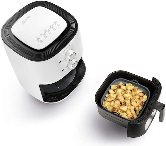 Silicone Air Fryer Basket Metaltex 21.5 cm Collapsible Grey 222193