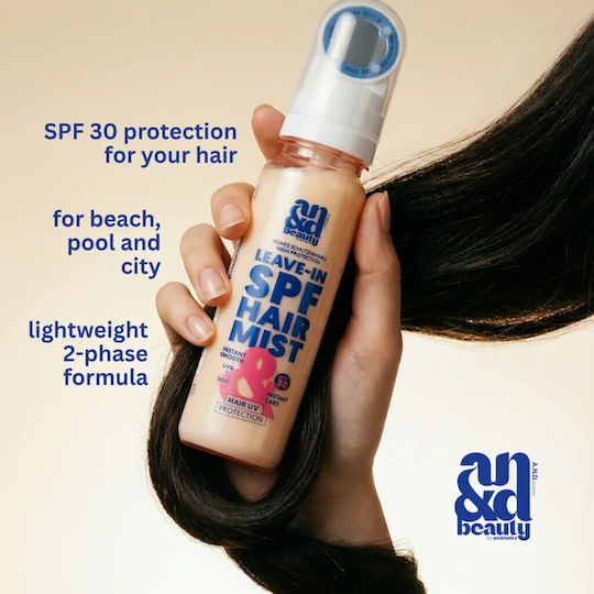 Leave In Mist Hair Sunscreen 100ml Spf30 A.n.d Beauty