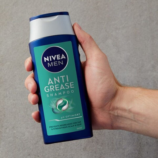 Nivea Men Anti Grease Sampon de Păr Hidratare pentru Păr Gras 400ml
