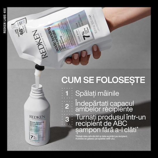 Acidic Bonding Concentrate Nachfüll-Shampoo zur Restrukturierung, Pflege und Farberhaltung 500 ml