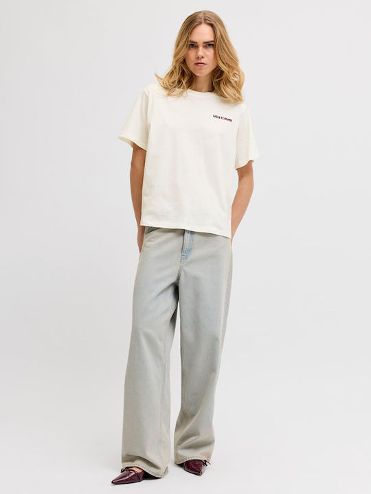 Women's Cotton Short Sleeve Blouse White