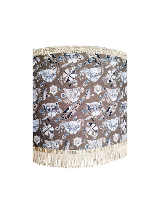 Oxygen Indie Cats Gray Floor Lamp