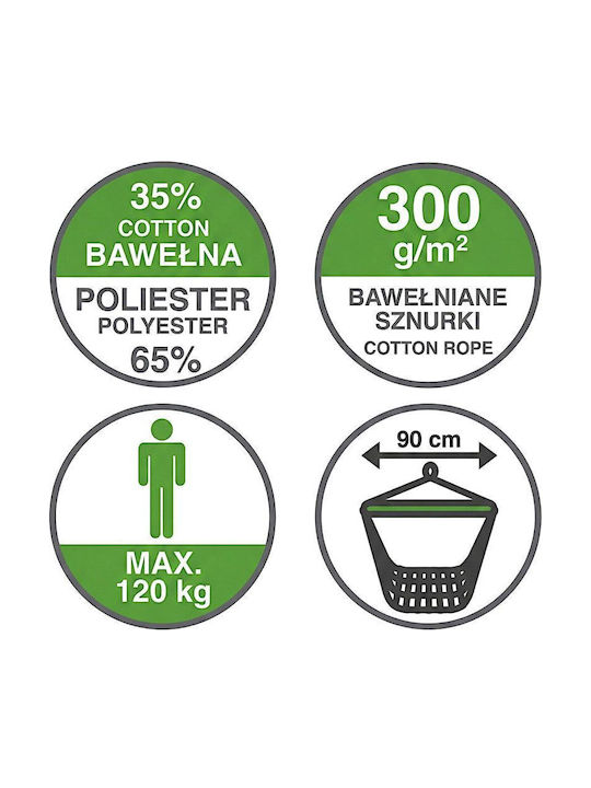 Saska Garden Brazilian Αιώρα Υφασμάτινη με Βάση Μαύρη 100x130εκ. Saska Garden Brazilian Αιώρα Υφασμάτινη με Βάση Μαύρη 100x130εκ.