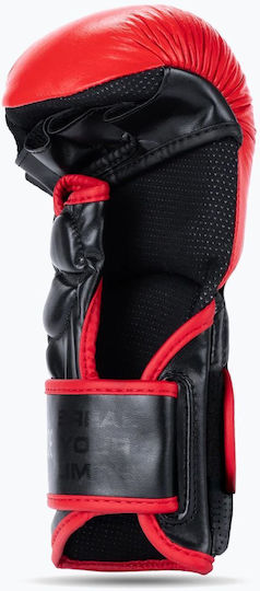 DBX Bushido MMA Ръкавици Кожени Червени