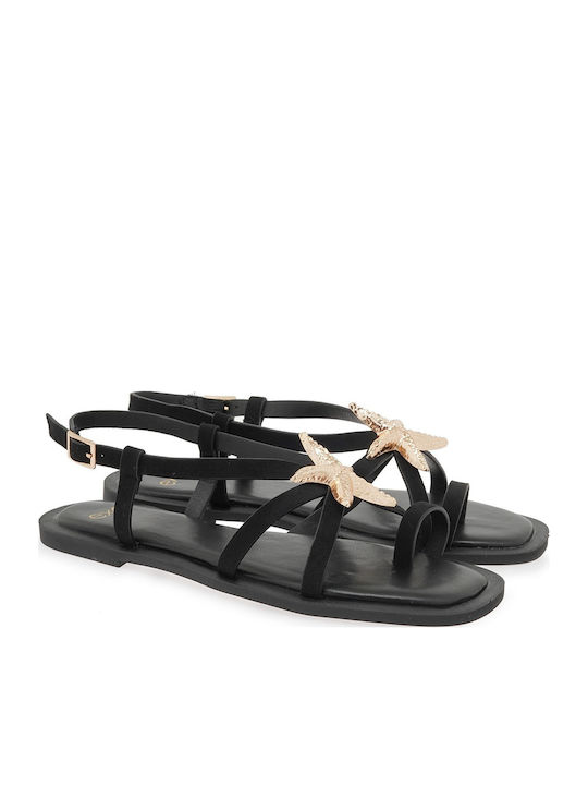 Women's Flat Sandals Black