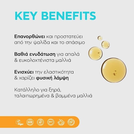 Natura Siberica Oblepikha Σαμπουάν Αναδόμησης/Θρέψης για Ταλαιπωρημένα Μαλλιά 400ml