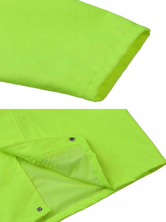 Jachetă Impermeabilă Cu Glugă Și Benzi Reflectorizante XL