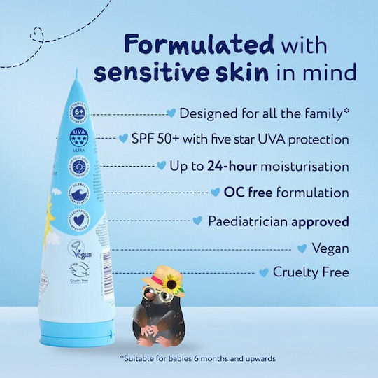 Childs Farm SPF50 Αδιάβροχο Βρεφικό Αντηλιακό Γαλάκτωμα για Πρόσωπο 100ml