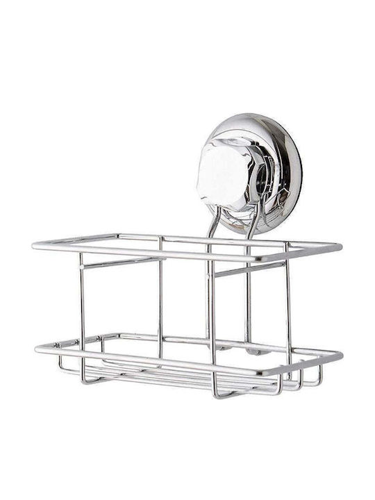 Compactor An der Wand montiertes Badezimmerregal Metallisch 18.5x13.2x20.3cm