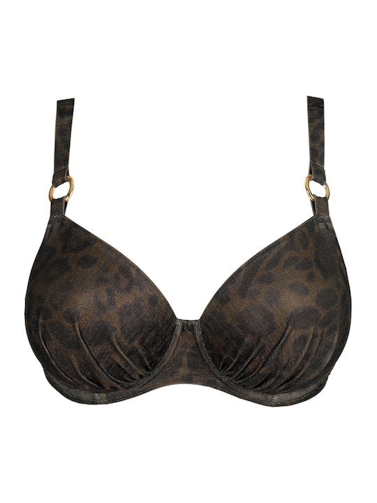 Full Cup Bikini Bra Animal Print Jungle Jaguar