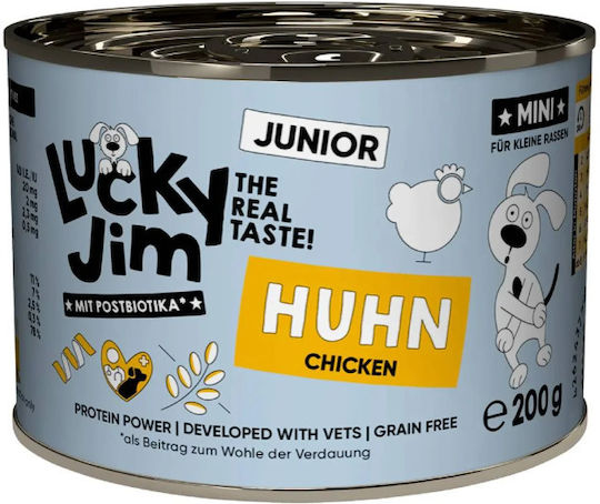 Lucky Jim Wet Food For Puppies With Chicken Salmon And Pumpkin 200gr