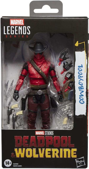 Figură De Acțiune Marvel Legends Deadpool & Wolverine Cowboypool Marvel Legends 15 Cm