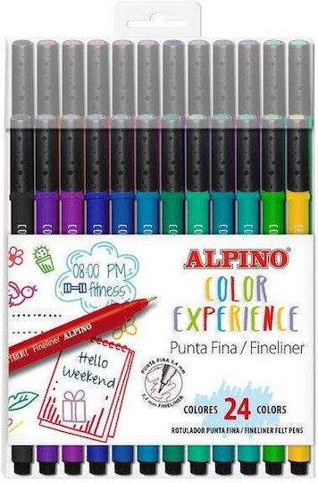 Alpino Markere De Desen 0.4mm Subțiri Set 12 Culori