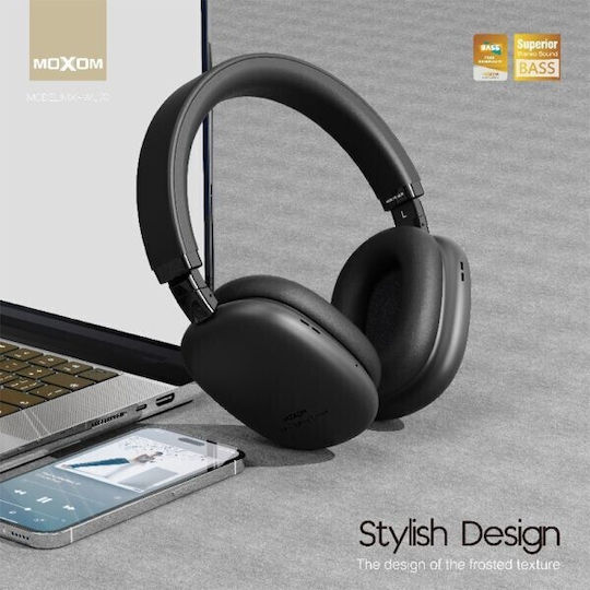 Moxom MX-WL70 Wireless / Wired Over Ear Headphones Black