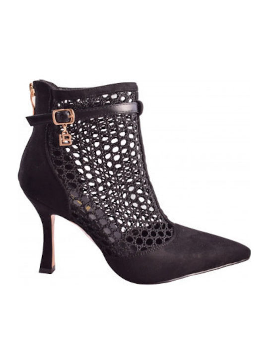 Stiefeletten Damen mit Absatz Schwarz