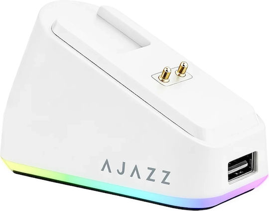 Ajazz AJ139P V3 MC Wireless Gaming Mouse 24000 DPI White