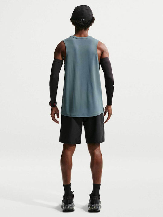 2 in 1 Αθλητική Ανδρική Βερμούδα Dri-Fit Black