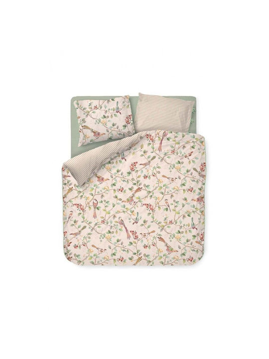 PiP Studio Duvet Cover Set Double with 2 Pillowcases 200x260 Dark green