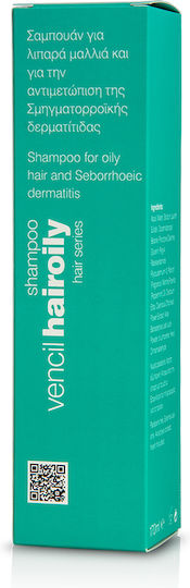 Vencil Hairoily Shampoos against Dandruff & Seborrheic Dermatitis for Oily Hair 200ml
