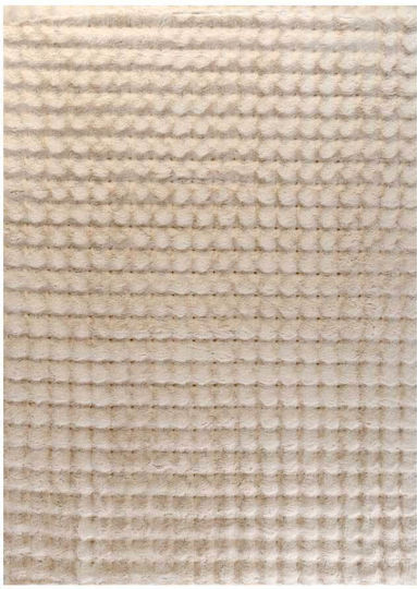 Tzikas Carpets Fuzzy 26164-060 Schlafzimmer-Teppichsets Beiges 368-0-330-26164-060 3Stücke