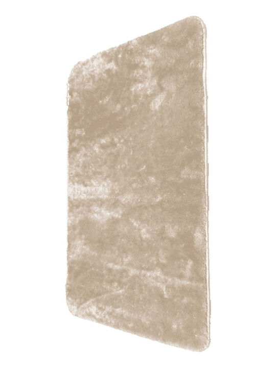 Eco Carpet Furry Bedroom Rug Set With Fringes - Cordoba Beige