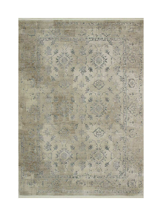 Koulis Carpets 0342A Modern Bedroom Rug Set Beige 3 Pieces