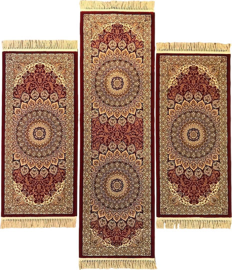 Ragolle Комплект Килими За Спалня Да Винчи Бордо 57090-1414 3 Бройки