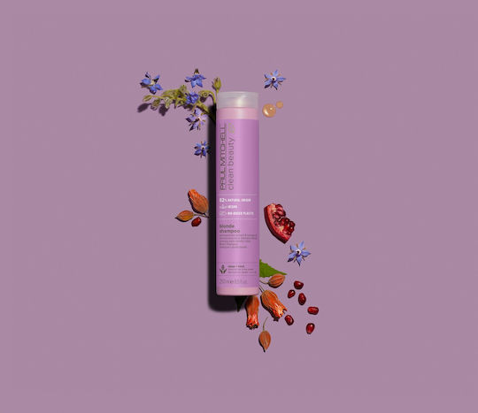 Paul Mitchell Clean Beauty Blonde Σαμπουάν Διατήρησης Χρώματος για Βαμμένα Μαλλιά 250ml