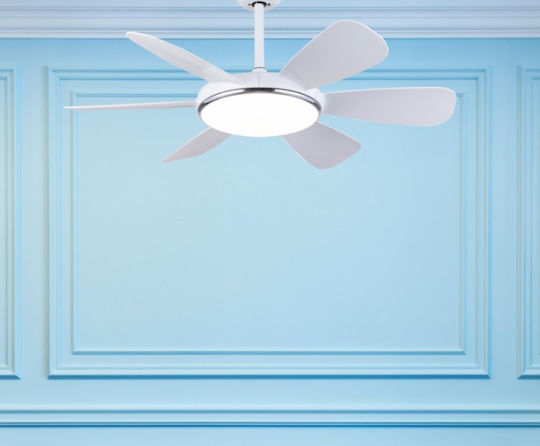 Morris Deckenventilator 106cm mit Leuchte Weiß