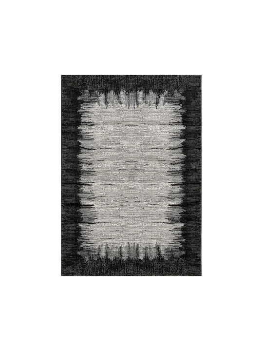 Beauty Home Modern Bedroom Rug Set Prestige Grey and Black 9321 Set of 3 Pieces