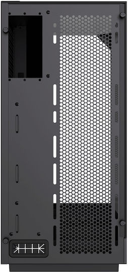 GameMax T20 Gaming Micro Tower Кутия за Компютър със Страничен Прозорец и ARGB Осветление Черна