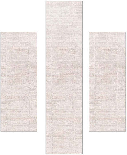 Royal Carpet Σετ Χαλιά Κρεβατοκάμαρας Μπεζ E104094 3τμχ