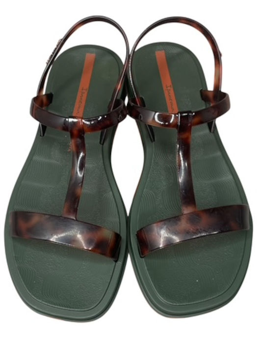 Glow Trendy Σαγιονάρες σε στυλ Πέδιλα σε Χακί Χρώμα