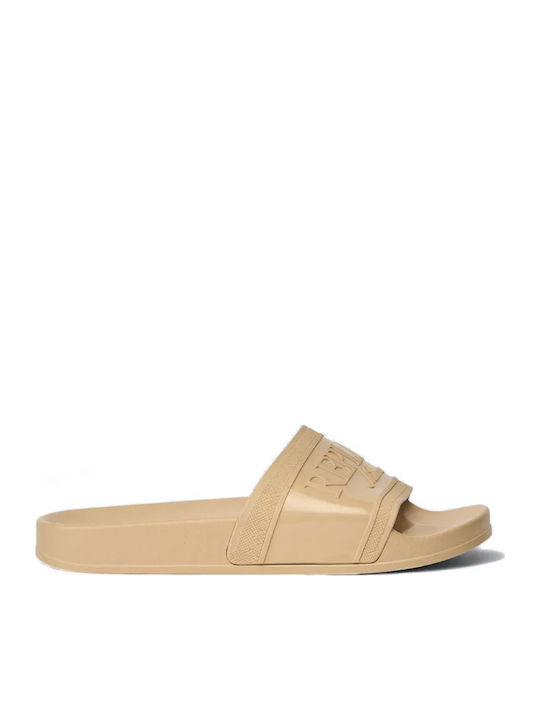 Flip Flops in Beige Colour