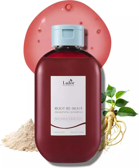 Lador Root Re-Boot Awekening With Ginseng And Brewer's Yeast Shampoos against Hair Loss for Dry Hair Hair 300ml